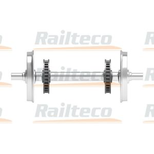 China High Stability Railway Wheel Set , Coach / Passenger Car Wheel sets on sale