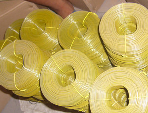Buy cheap Yellow,Blue,Red and Green Color High Quality PVC Coated Rebar Tie Wire from wholesalers