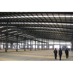 Welded H Section Steel Structure Warehouse Industrial Design Style