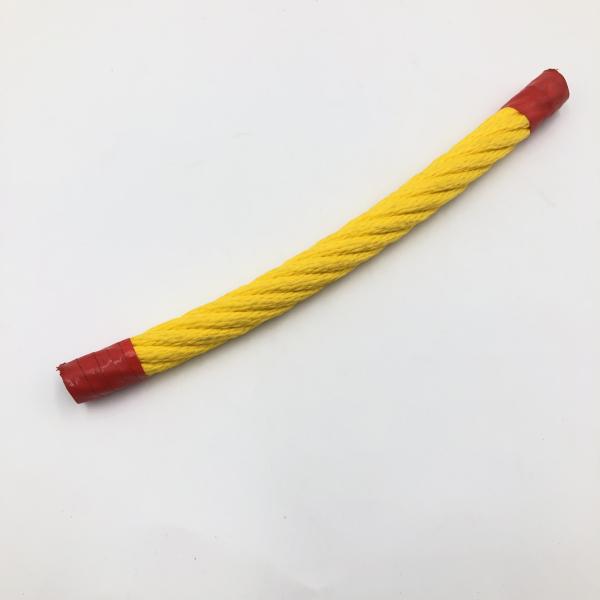 Red Playground Combination Rope Wear Resist 16mm Nylon With Steel Core