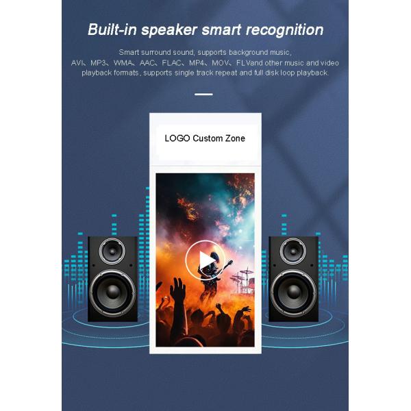 3000 Nit High Brightness Monitors Hanging Advertising Digital Signage Facing Window Lcd Screen Display