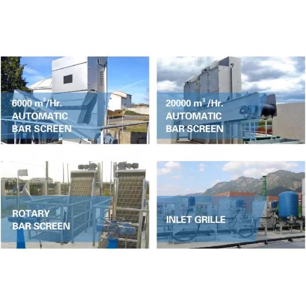 24m3/H 480kg/H Rotary Drum Filter SS304 Dewatering Screw Press Machine