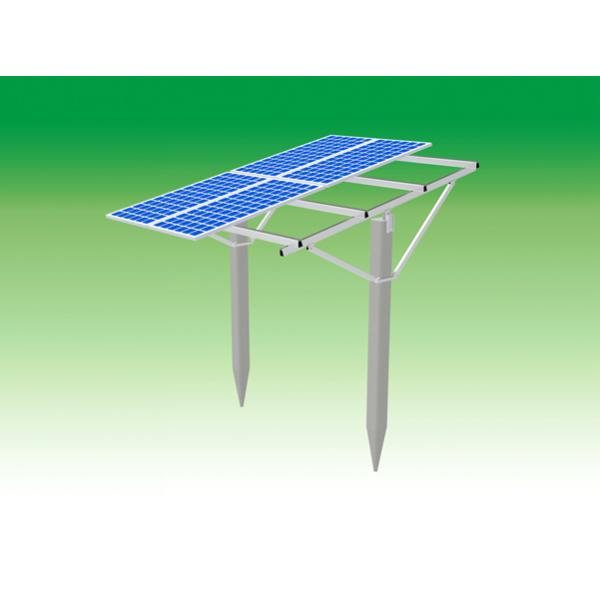 Single Pole Wind And Solar Ground Mount System Universal Components Structure