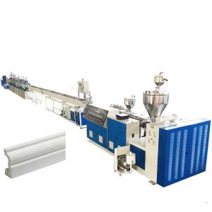China Plastic PS PVC Profile Production Line Skirting Board High Performance Extrusion Line wholesale