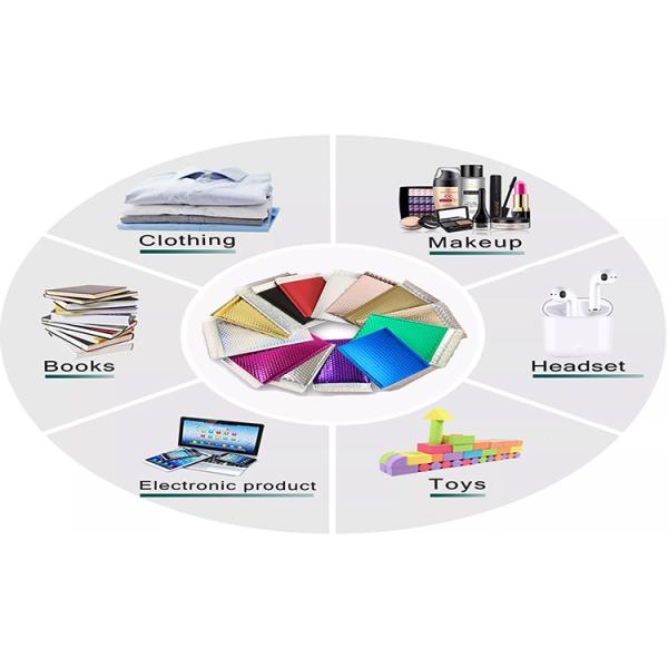 Multi Sizes Blue Shipping Bubble Mailers Padded Aluminum OPP Materials