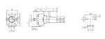 rotary potentiometer, carbon potentiometer, 9mm potentiometer with insulated