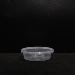 Eco Friendly 220ml Stackable Customized Color PP Round Lunch Box With Lid