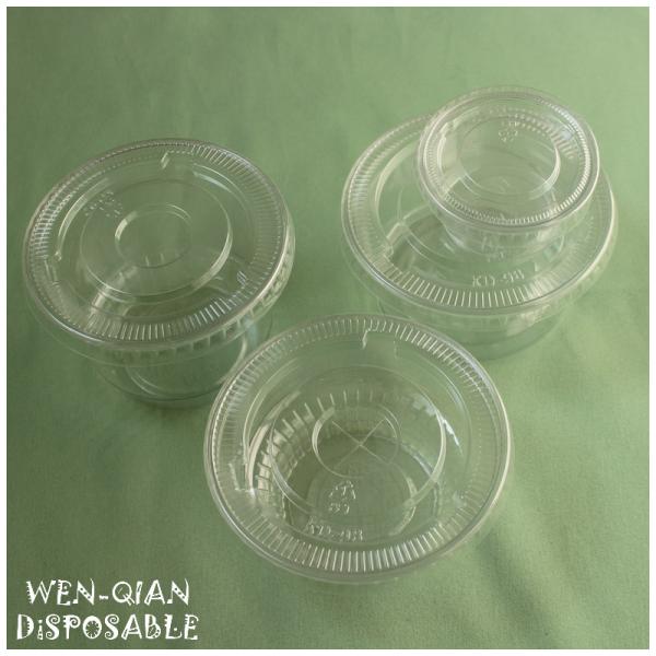 Wholesale 2 ,4 Ounce Clear Pet Ice-Cream Cup ,Pet Disposable Bowls With Flat Lids-Disposable Bowls For Soup-Lat Lid