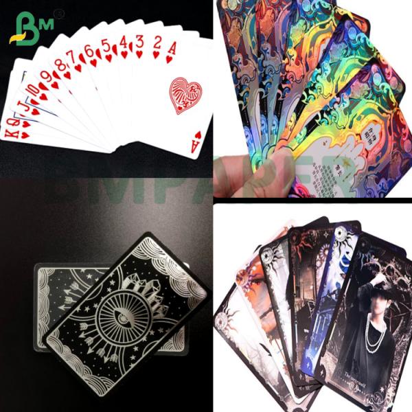 240gsm 260gsm C2S Anti-Transparency Playing Card Blue Black Core for Tarot cards Porker Paperboard