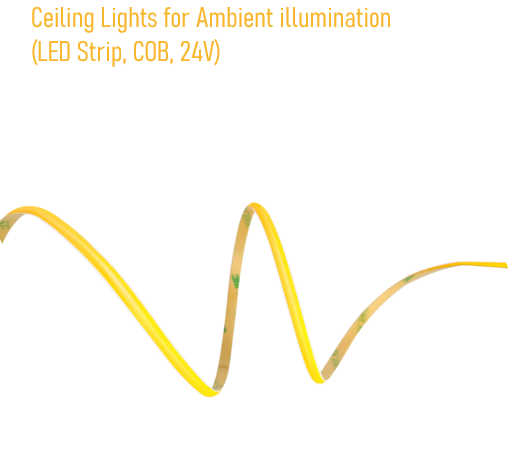 5mm 8mm COB Strip Light 5m Roll 5W/M LED Dimmable Light Strips