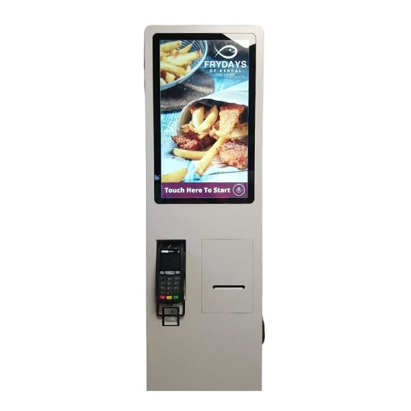 Linux Operating System 27 Inch Self Order Kiosk For Mc Donald'S KFC