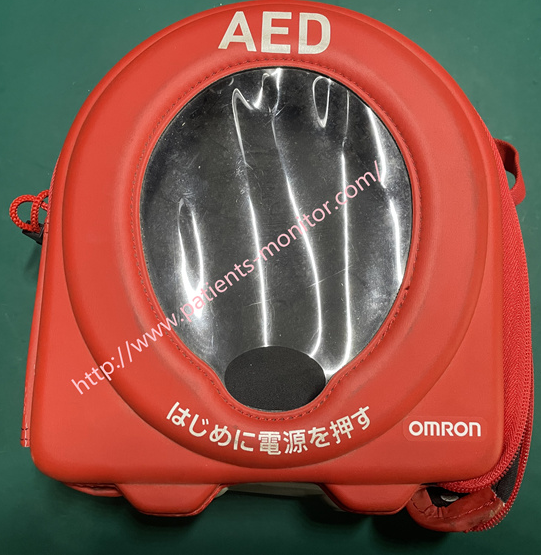 Omron AED Carrying Bag in Good Working Red Color Defibrillator Accessories
