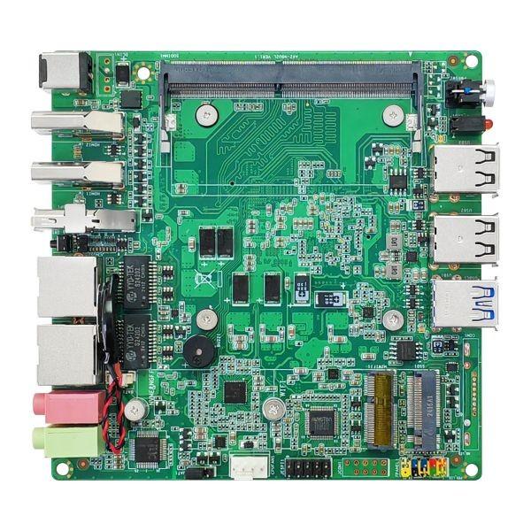 Quality Mini ITX Industrial Embedded Motherboard NANO Itx 2 LAN Motherboard CPU VGA HDM Display for sale