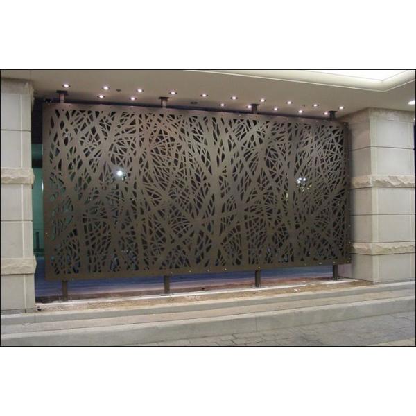 Garden Decorative Aluminium Fencing Trellis Soundproof Privacy Fence