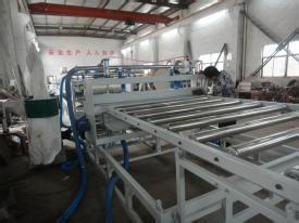 China Conical Twin Screw Plastic Extruder , WPC Board Production Line on sale