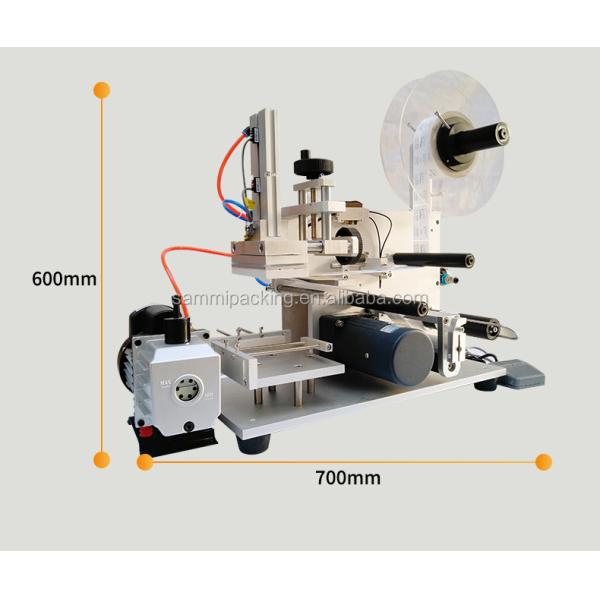 Customized Newest Semiautomatic Flat Labeling Machine for square Bottle