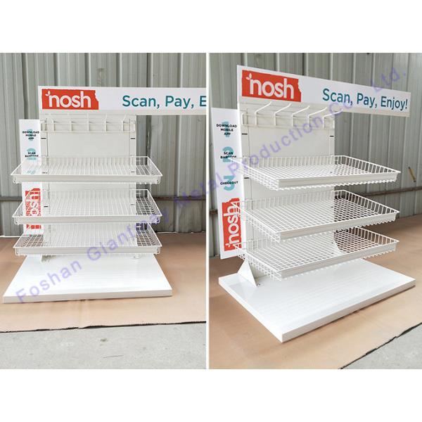 Snack Metal Shelf for Retail Shop Chips Display Stand Basket