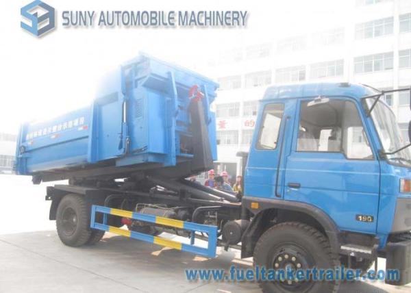 Quality Dongfeng 12 m3 arm hook Garbage Trucks 2 axles 4x2 for sale