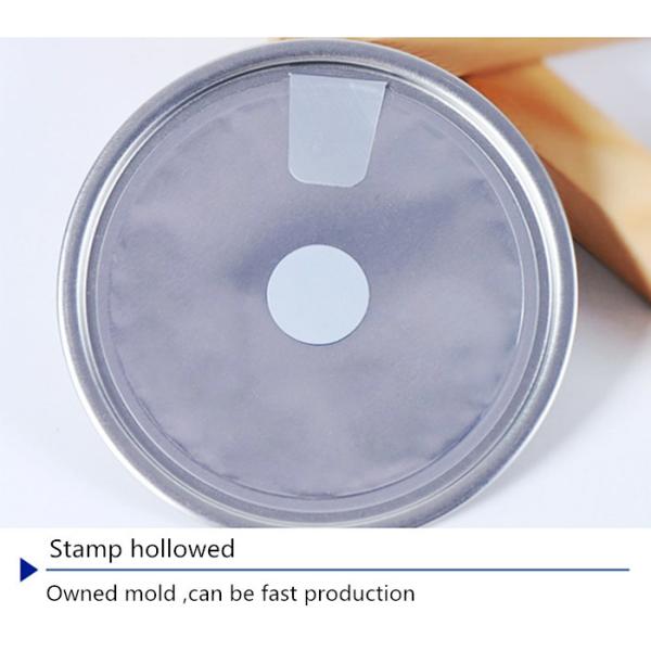 Tight Sealing 99mm Aluminum Can Lids ODM Aluminium Foil Lid For PET Jar