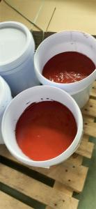 China Medium Viscosity Epoxy Pigment Paste Red Iron Oxide For Electric Production wholesale