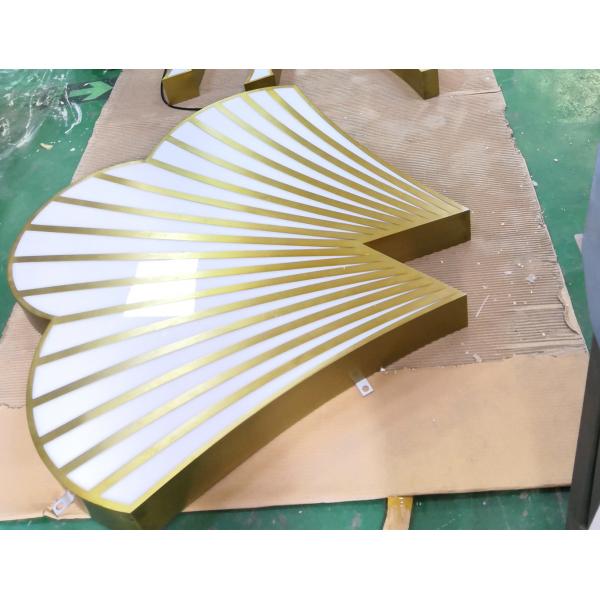 TUV Depth 55mm Face Lit Channel Letters , SUS Outdoor LED Display Signs