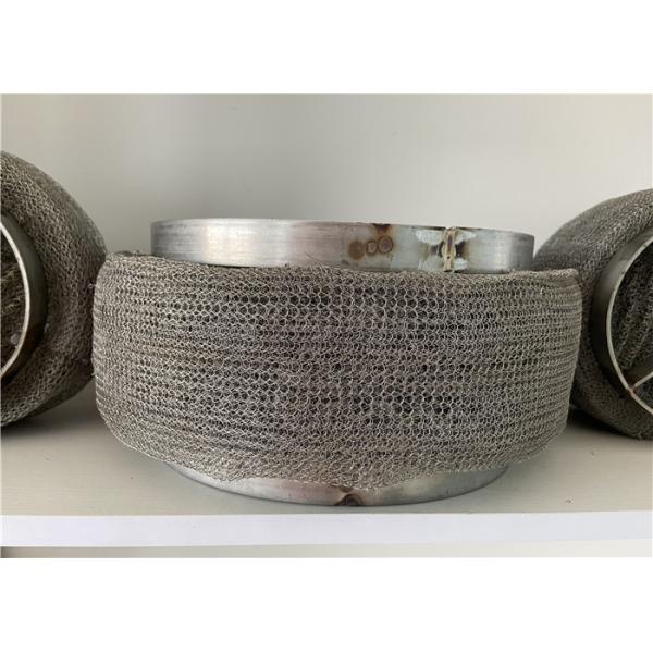 Knitted Wire Mesh Demister Filter Rating 99.9% Performance Stainless Steel
