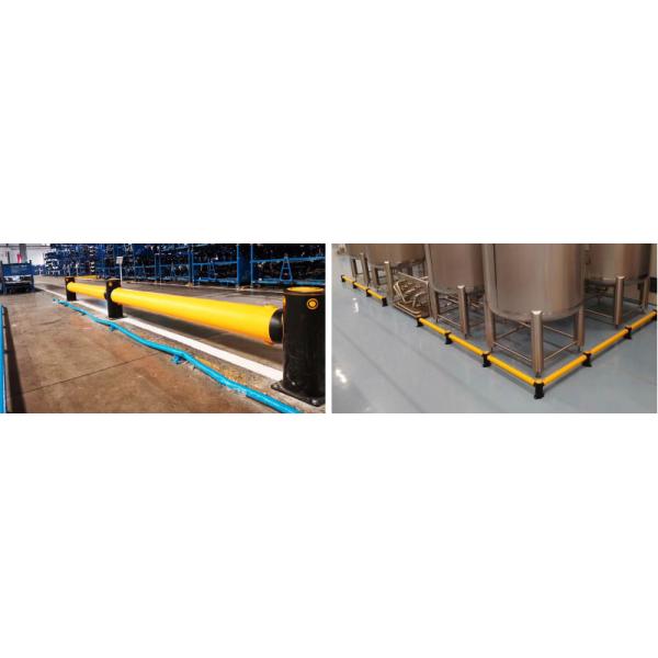 Flexible Pedestrian Barrier  Anti-Collision Guardrails Warehouse Safety Barrier Traffic Guardrails