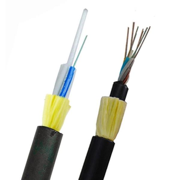 All-Dielectric Self-Supporting Outdoor Aerial ADSS 48 Core Fiber Optic Cable Span 100-1000m