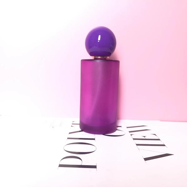 500pcs 50ml Perfume Spray Bottle Plastic Ball Cap Cosmetic Glass