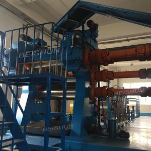 China High Accuracy Four Roll Rubber Sheet Calendering Machine For Conveyor Belt Production Line on sale