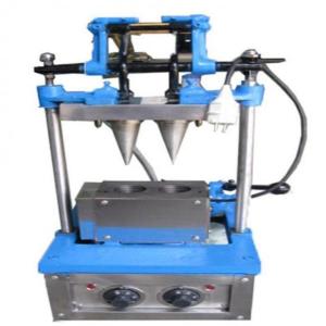 2 heads Snack Food Making Machine For Ice Cream Cone