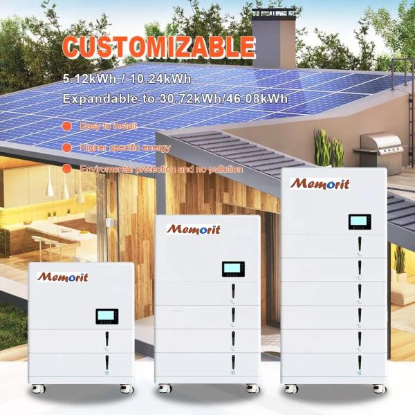 Home Stackable LiFePO4 Battery Energy Storage Inverter Lithium Batteries 20KW