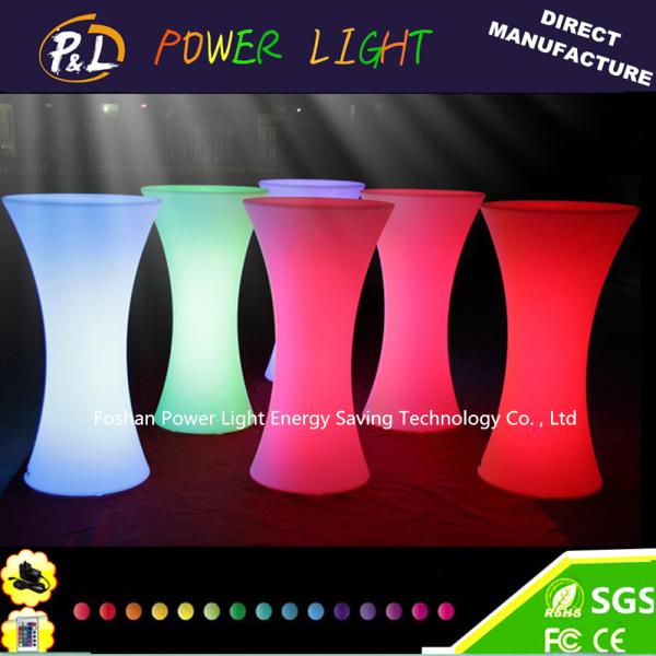 Quality LED Bar Event Party Furniture LED Cocktail Bar Table for sale
