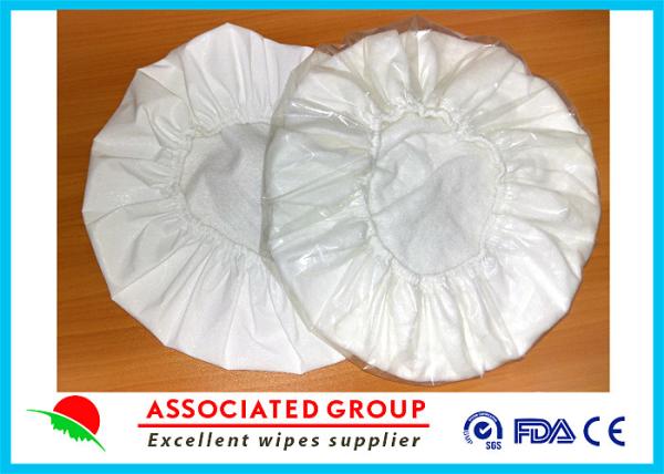 Quality White Unscented Disposable Rinse Free Shampoo Cap Shampoo Condition Added for sale
