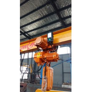China 1T Electric Chain Hoist with Electric Trolley IP55 G80 Chain on sale