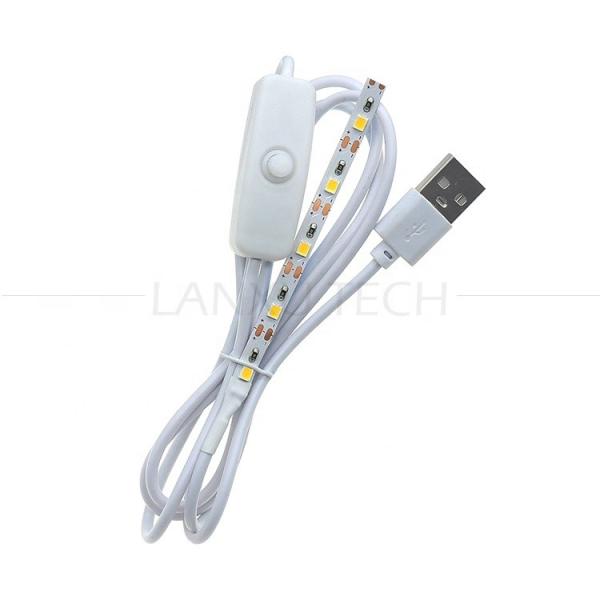 Quality High Quality USB Controller Dimmer Power on off Switch Cable with LED Light Strip Lamp for sale