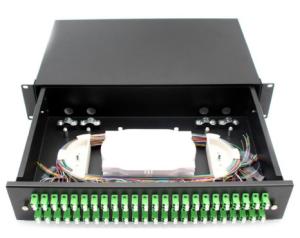 2U 19inch Full Loaded Slide Rail Rack mount patch panel