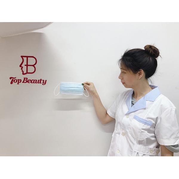 Blue Sterile Face Masks 3ply Earloop Protection Pollution Face Mask Waterproof