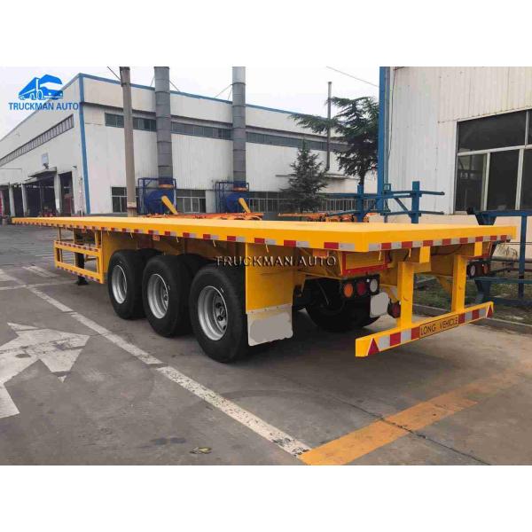 1600mm Flat Bed Trailer For 20FT 40FT Container Transport