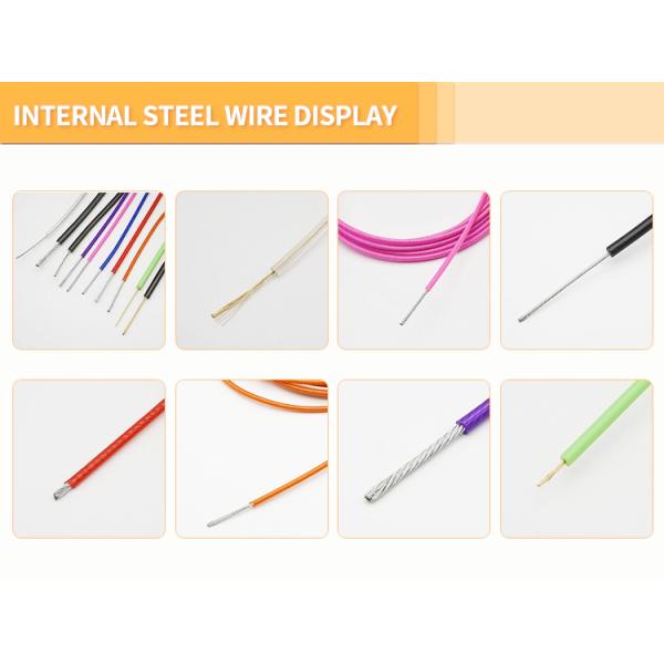 Cold Heading Steel Special PVC / Nylon Coated Stainless Steel Wire Rope Aircraft Cable