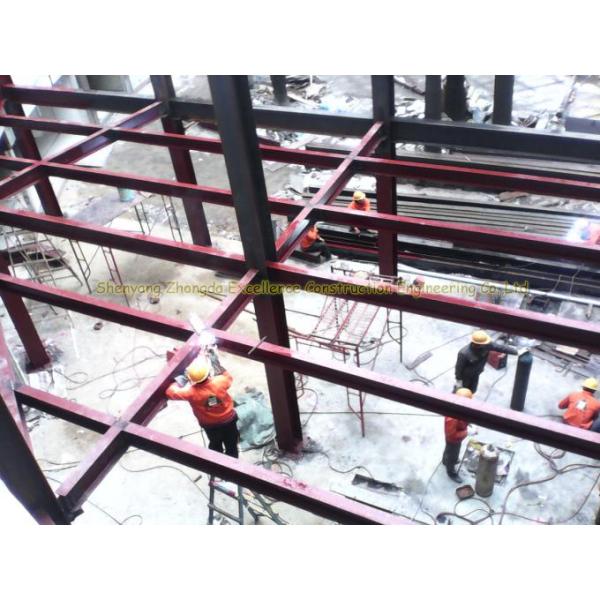 Fire Proof Two Story Steel Garage Buildings With Provide Design Drawing