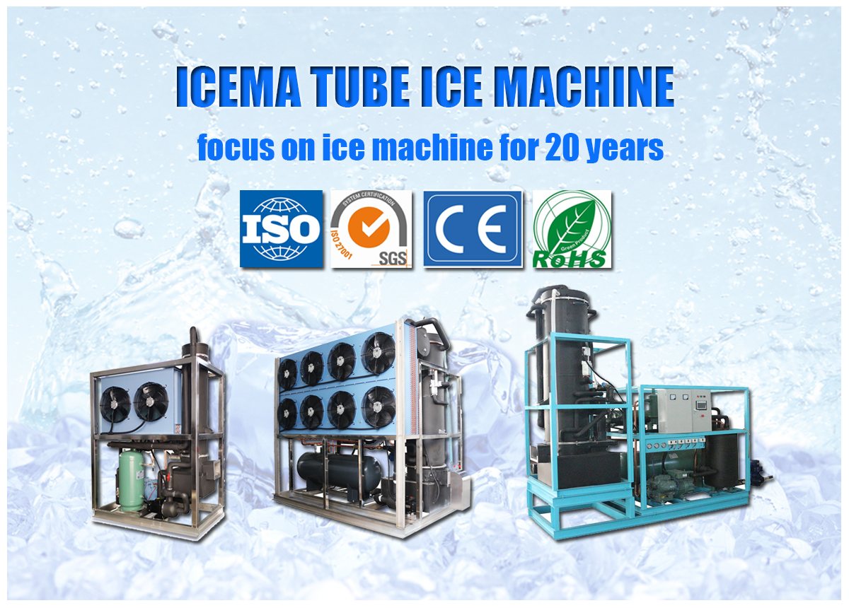 March Expo 5T 8T 10T Tube Ice Maker Machine with Automatic Operation and Energy Saving