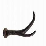 China Deer Antler Cast Iron Wall Hooks Cast Iron Crafts Rust wholesale