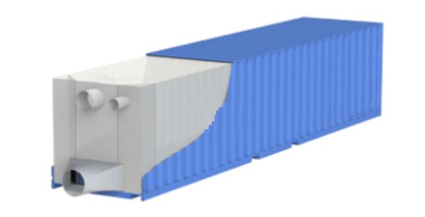 Quality Baffled Bulk Container Liner / Industrial Storage Containers customized for sale
