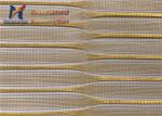 Tempered Laminated Glass Panels 1.0mm Copper Wire Mesh