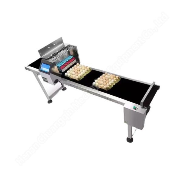 Quality Automatic Egg Coding Machine Inject Printing Machine Small For Eggs Expiry Date Printing Machine for sale