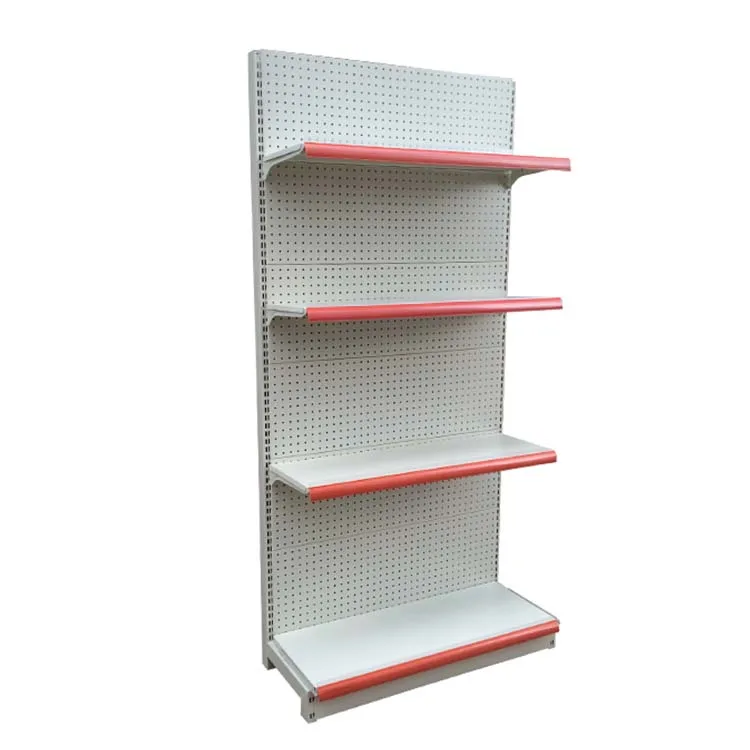 Low MOQ Iron Metal Shelf Convenience Store Equipment Snack Shop Display Racks Gondola Supermarket Shelves