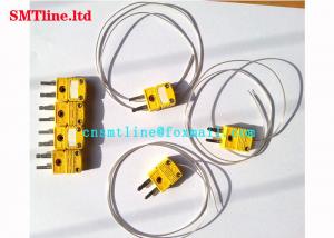 China Yellow Color SMT Reflow Oven Thermocouple K Type Couples With 0.5m Cable wholesale