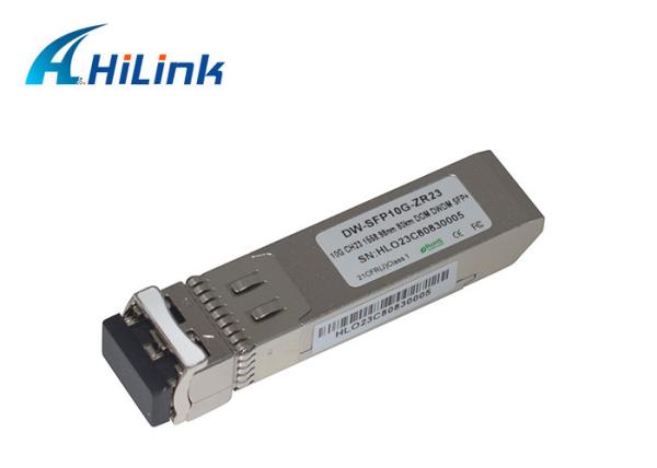 Quality Ethernet Optical SFP+ Transceiver Module 10GBASE-ZR Duplex LC CH23 1558.98nm DWDM for sale