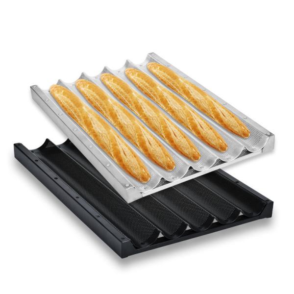 Quality Customization Carbon Steel French Bread Baking Mold For Perfect Crust 600x400x40mm for sale